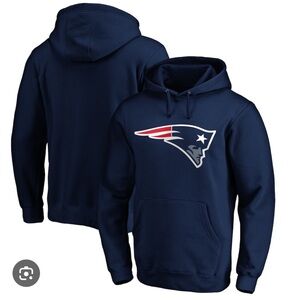Nike Men's Navy Patriots Emblem Hoodie